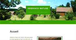 Desktop Screenshot of ambiancenaturelocation.fr