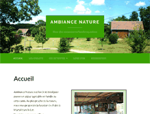 Tablet Screenshot of ambiancenaturelocation.fr